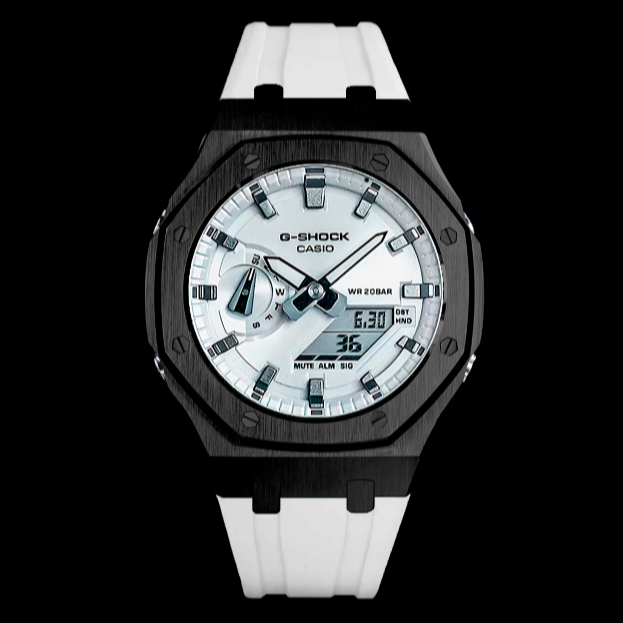White & Black G-Shock Mod