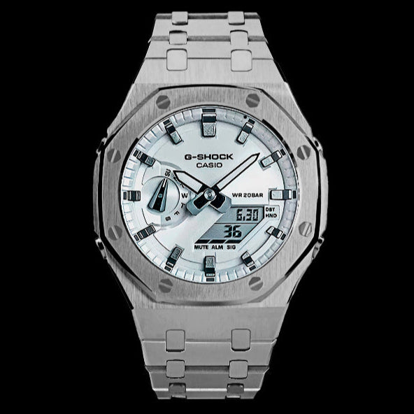 Special Edition Silver & White G-Shock Mod