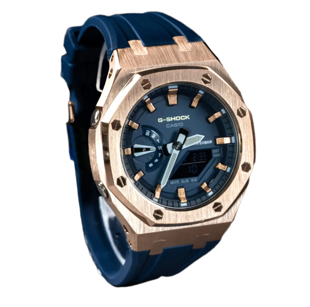 Special Edition Blue & RoseGold G-Shock Mod