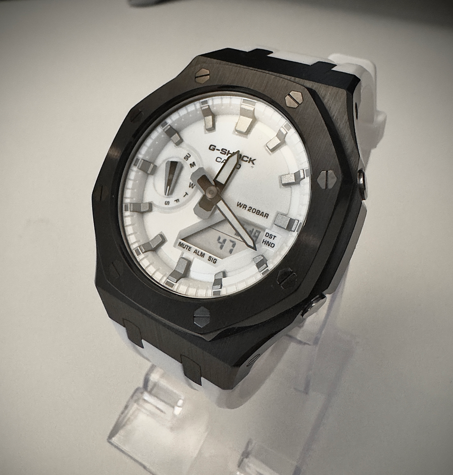 White & Black G-Shock Mod