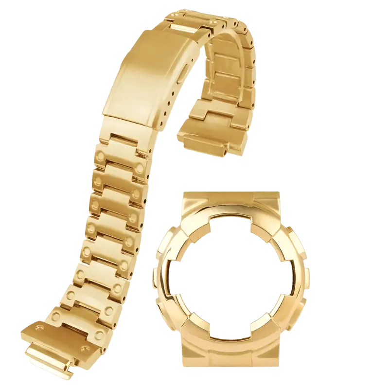 G-TUNE Gold / For GA-110 120 100 GA-100 Series Gold Stainless Steel Band GA-100 Series Gold Stainless Steel Band