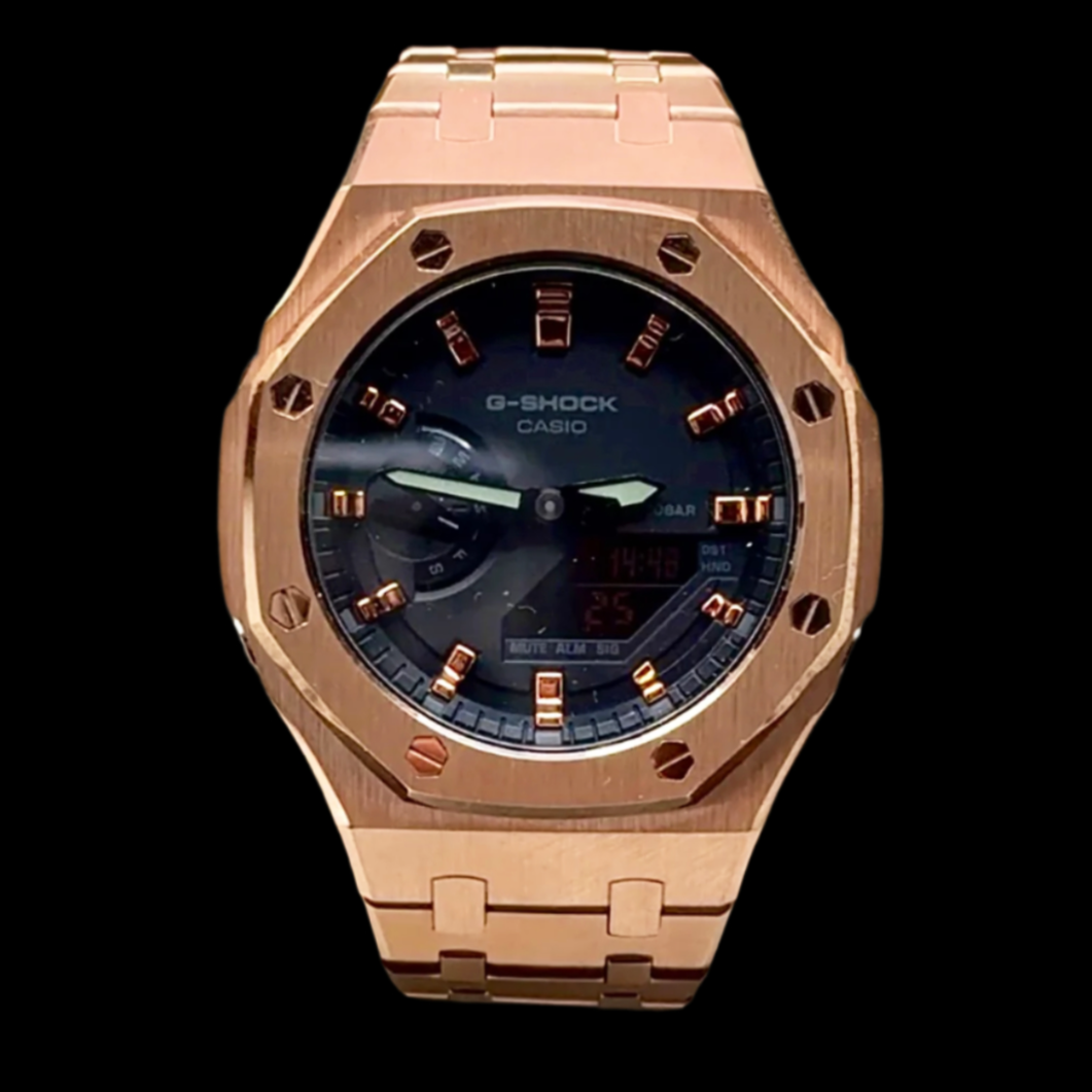 RoseGold & Black G-Shock Mod
