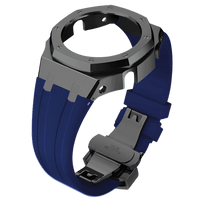 Blue Rubber and Black Steel Band - G-TUNE