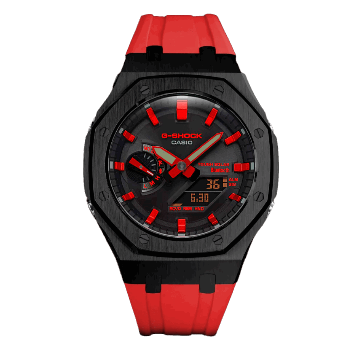 Special Edition Red & Black G-Shock Mod - G-TUNE