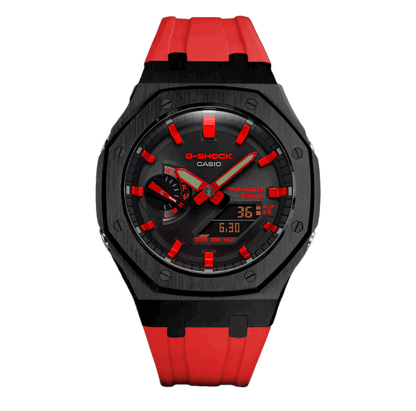 Special Edition Red & Black G-Shock Mod - G-TUNE