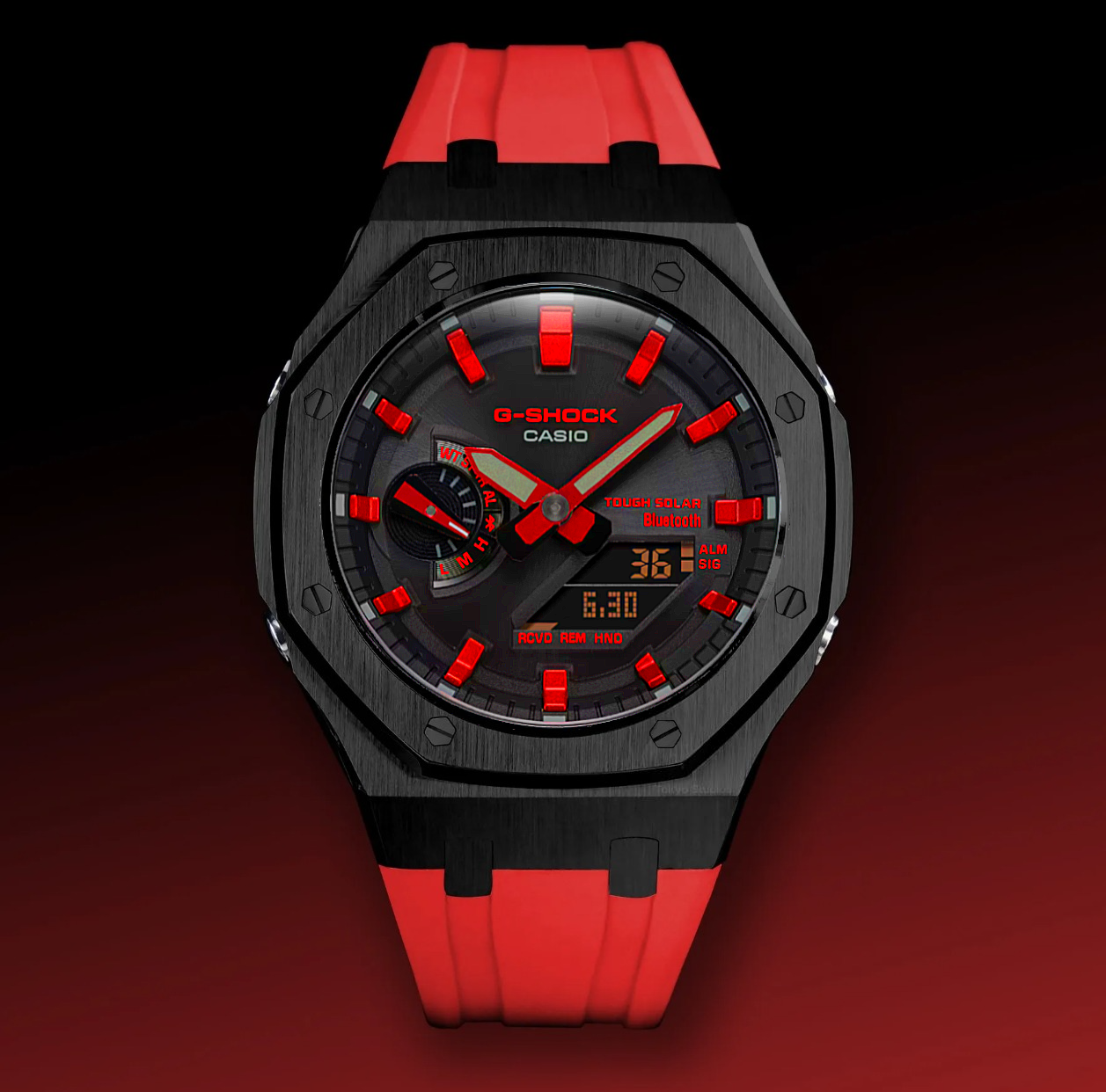 Edición especial G-Shock Mod rojo y negro