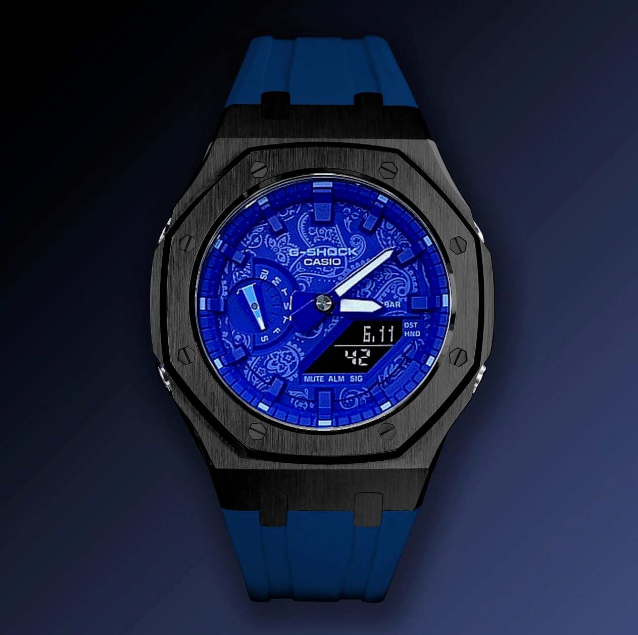 Special Edition Paisley Blue G-Shock Mod