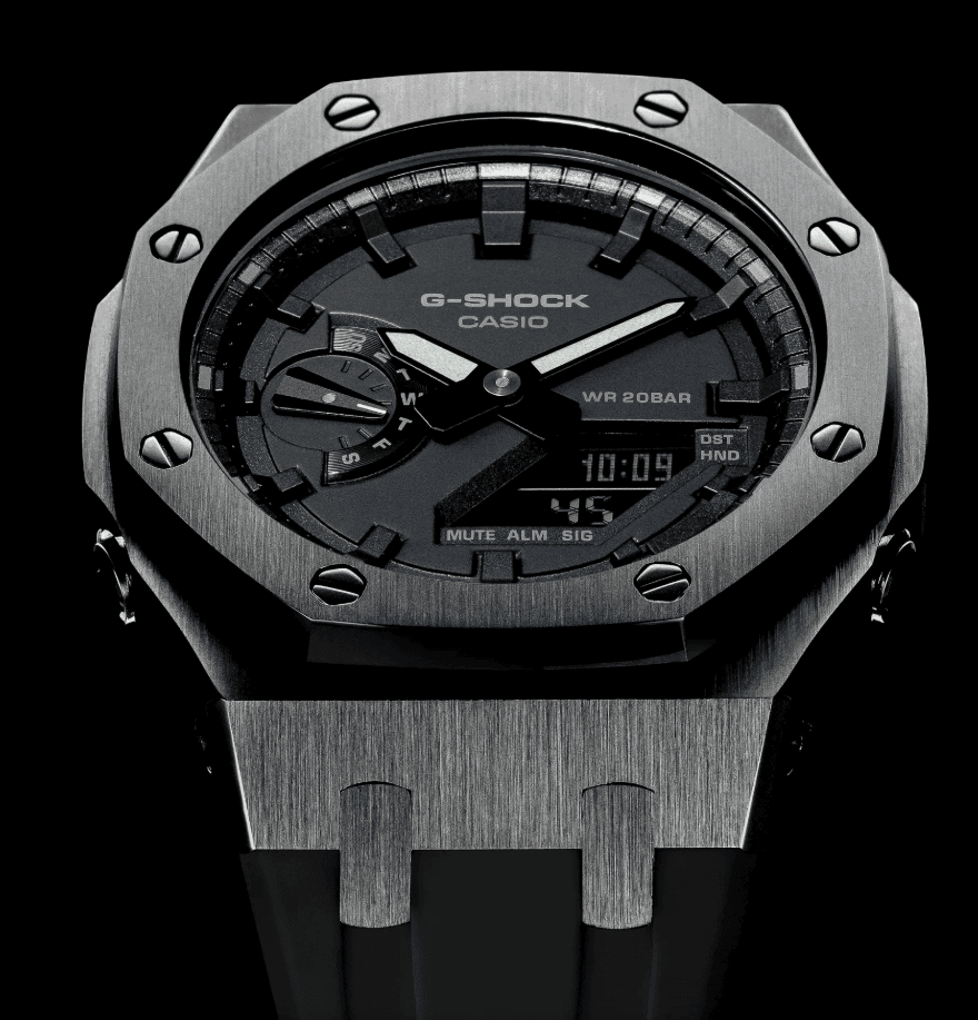 Black G-Shock Mod - G-TUNE