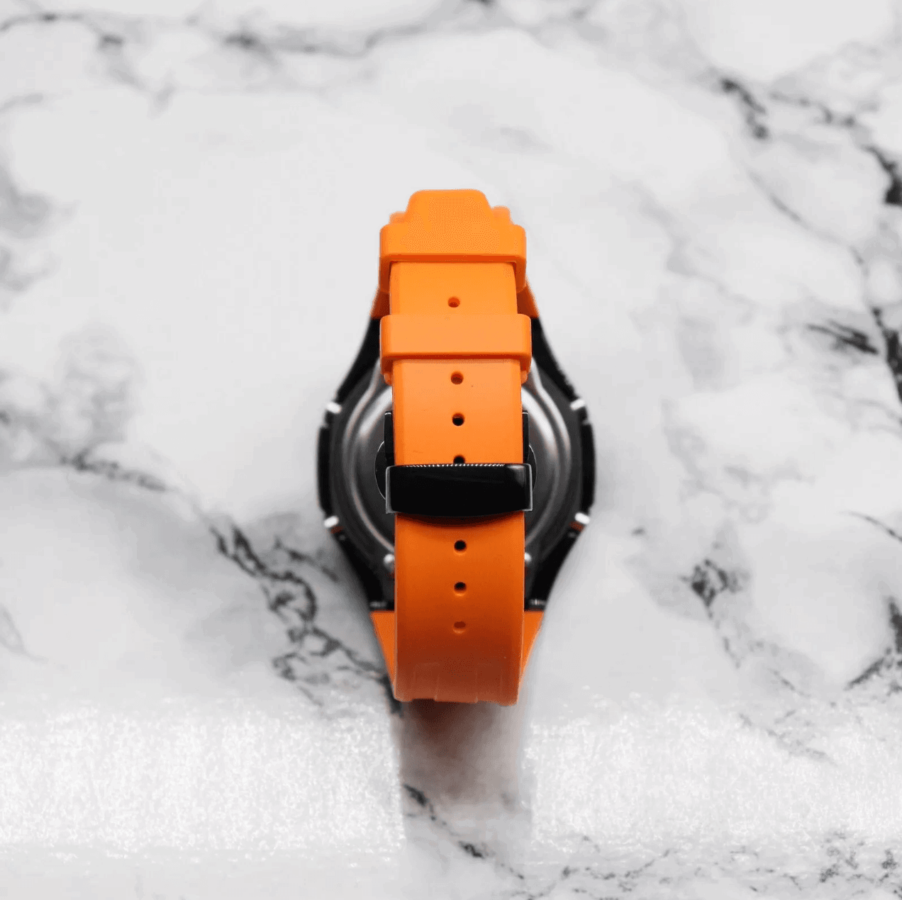Orange & Black G-Shock Mod - G-TUNE