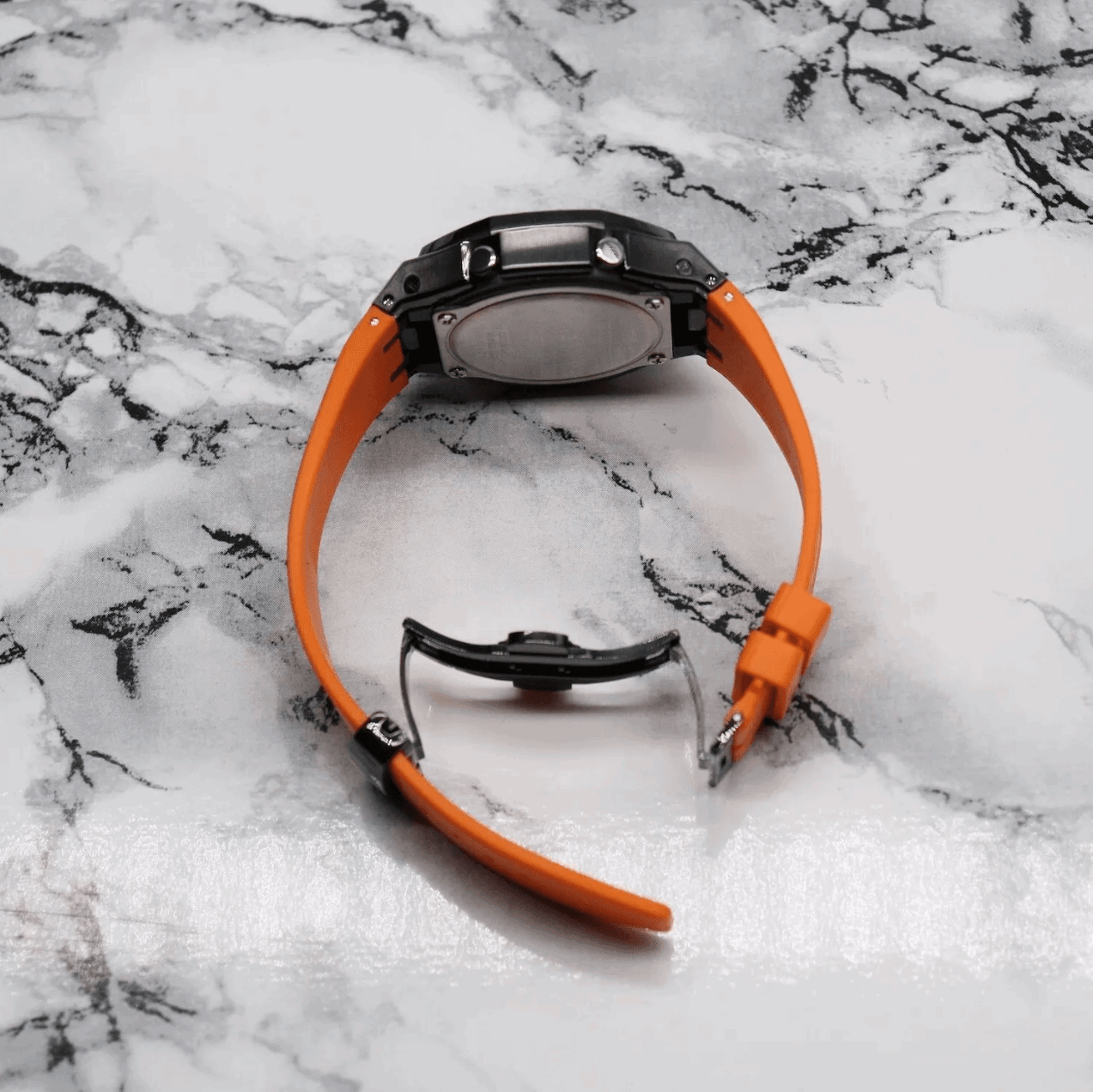 Orange & Black G-Shock Mod - G-TUNE