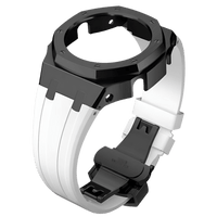 White Rubber and Black Steel Band - G-TUNE