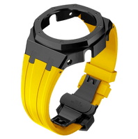 Yellow Rubber and Black Steel Band - G-TUNE