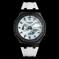 White & Black G-Shock Mod - G-TUNE