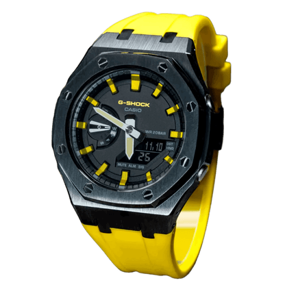 Black & Yellow G-Shock Mod - G-TUNE