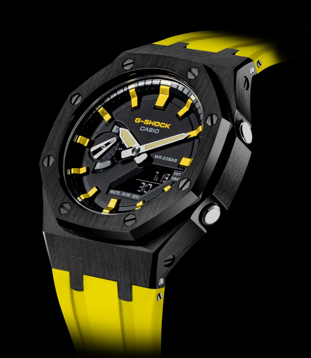 Black & Yellow G-Shock Mod