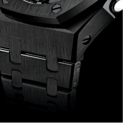 [Exclusive] Black Waffle Steel Solar G-Shock Mod