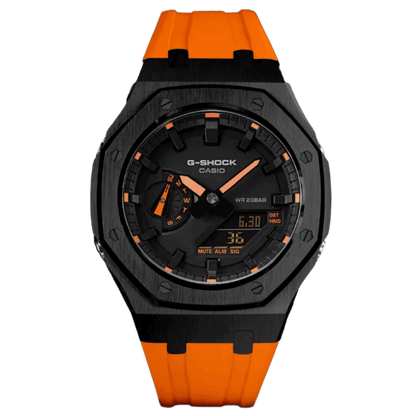 Orange & Black G-Shock Mod - G-TUNE