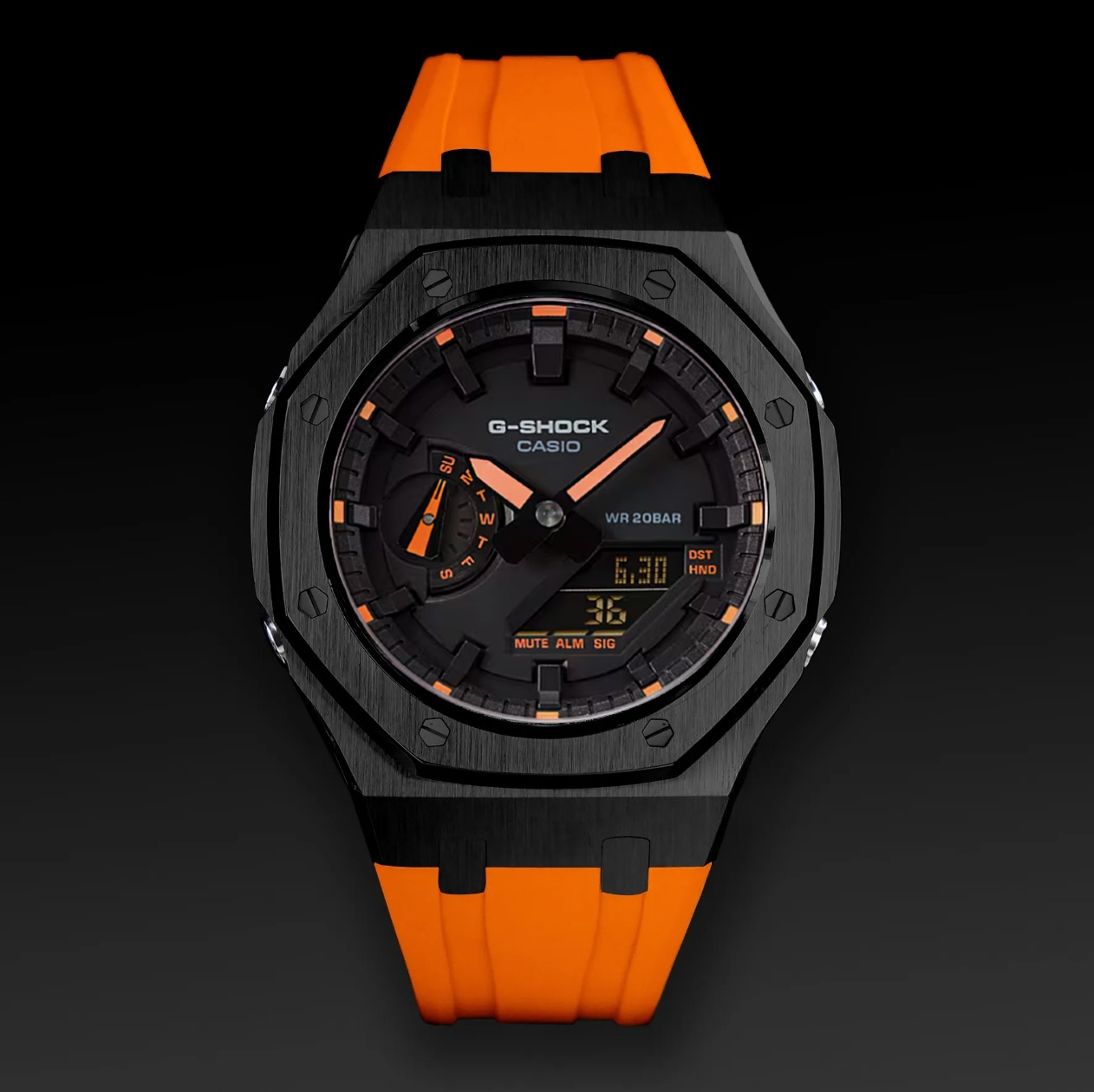 Orange & Black G-Shock Mod