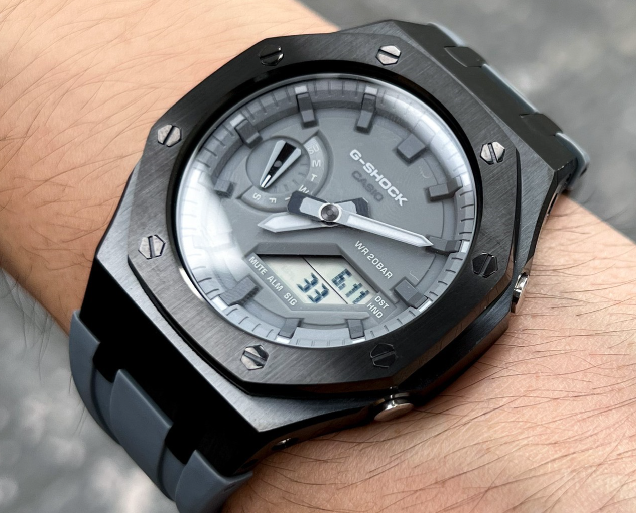 Grey & Black G-Shock Mod