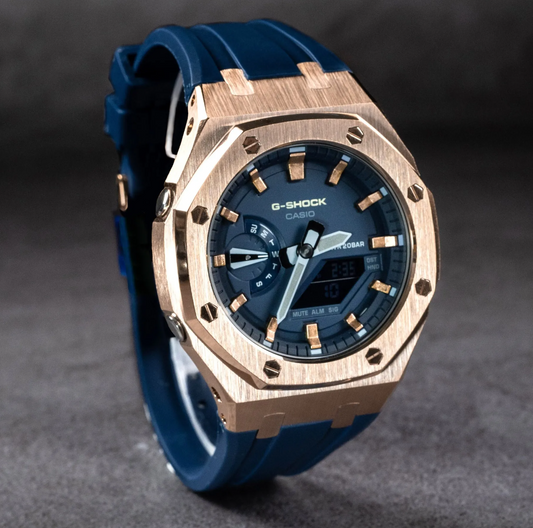 Special Edition Blue & RoseGold G-Shock Mod