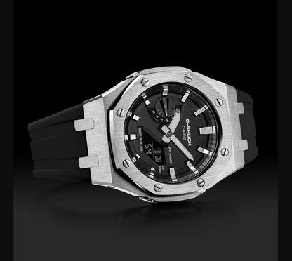 Black & Silver G-Shock Mod G-TUNE