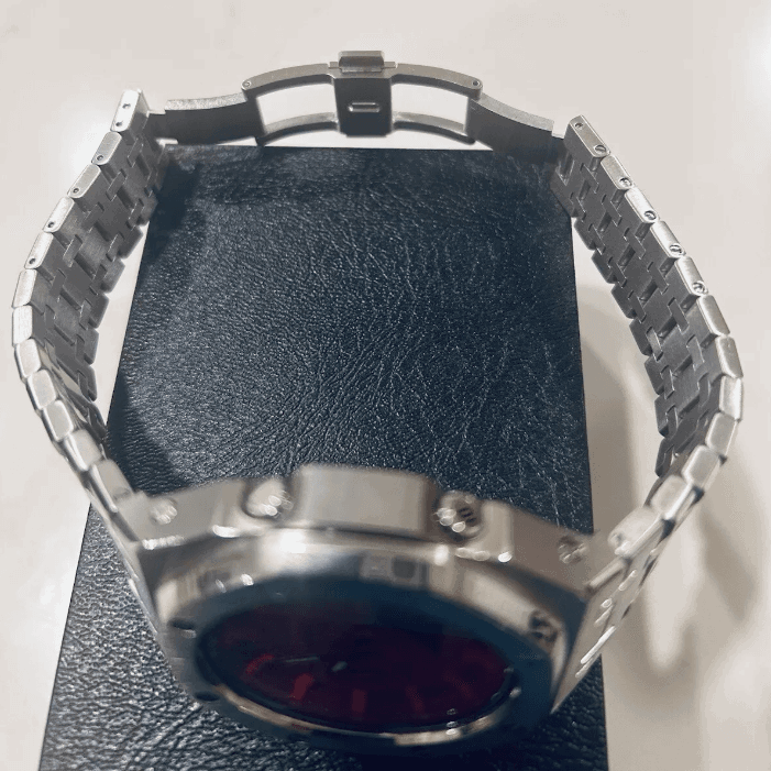Silver & Red G-Shock Mod - G-TUNE