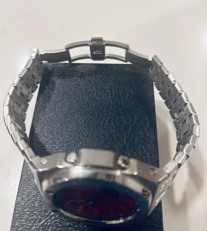 Silver & Red G-Shock Mod