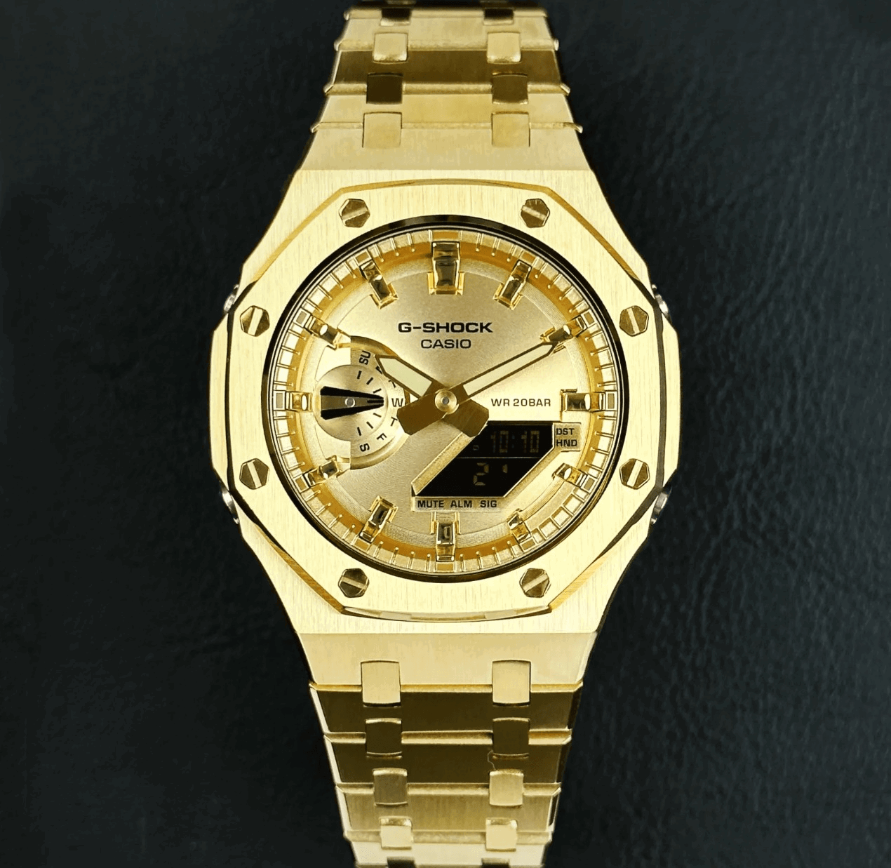 Full Gold G-Shock Mod - G-TUNE