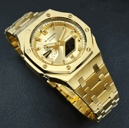 Full Gold G-Shock Mod - G-TUNE