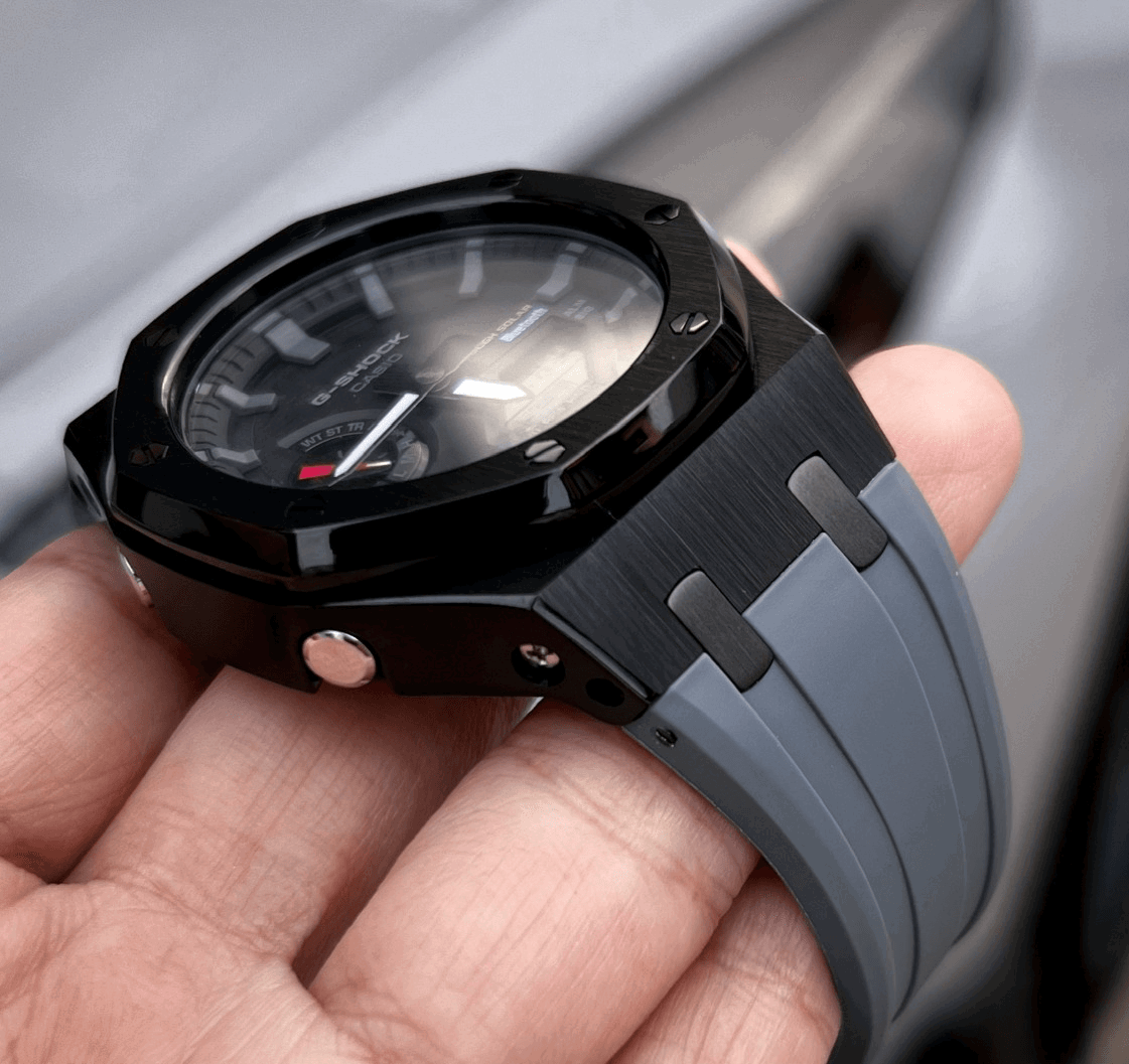 Special Edition Black & Grey G-Shock Mod - G-TUNE