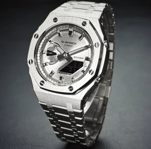 Full Silver G-Shock Mod