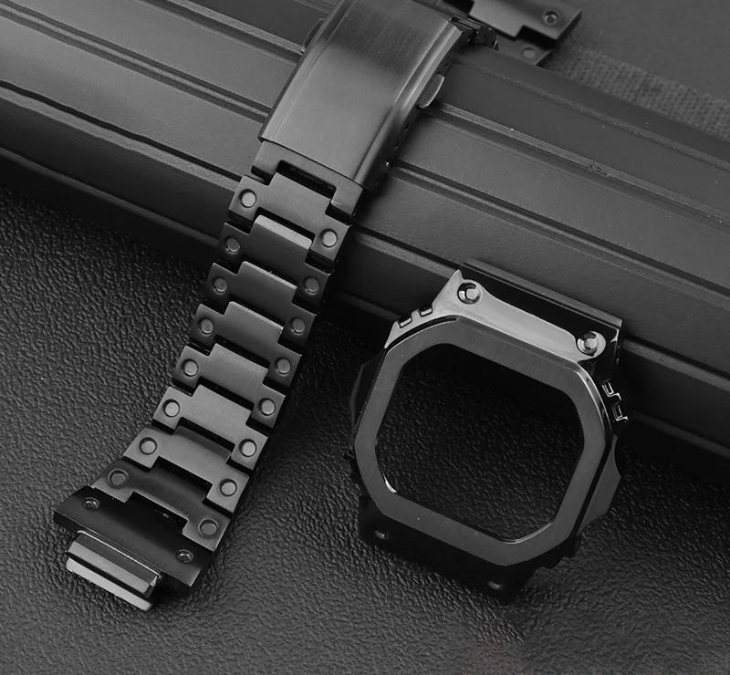 Full Black Steel Square Band