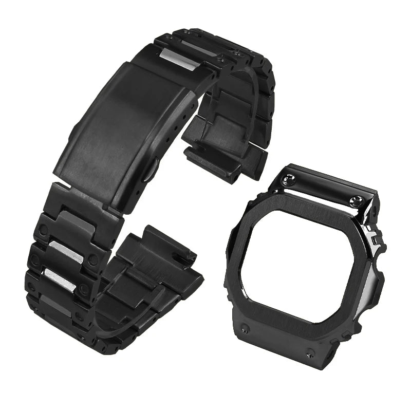 Full Black Steel Square Band