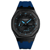 Blue & Black G-Shock Mod - G-TUNE