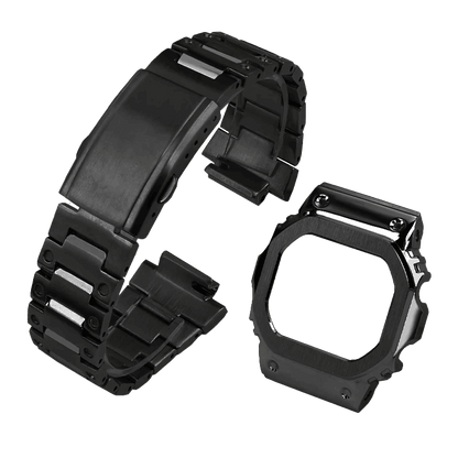 G-TUNE Black Steel / DW5600 Full Black Steel Square Band Full Black Steel Square Band
