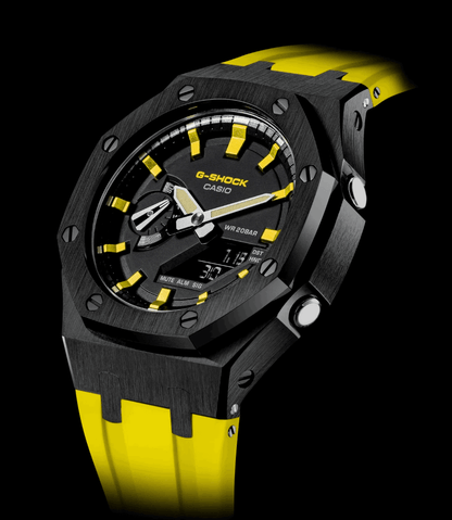 G-TUNE Black & Yellow G-Shock Mod Black & Yellow G-Shock Mod