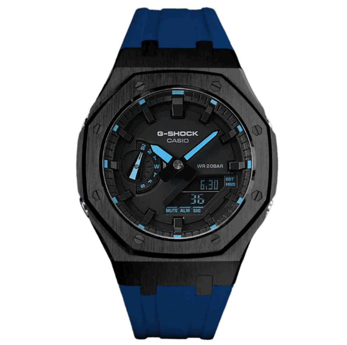 G-TUNE Blue & Black G-Shock Mod Blue & Black G-Shock Mod