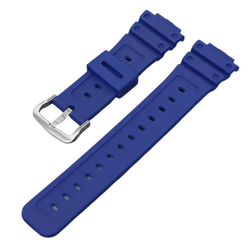 G-TUNE Blue Silver Rubber Strap for G-Shock GA-110/DW-5600 Series Rubber Strap for G-Shock GA-110/DW-5600 Series