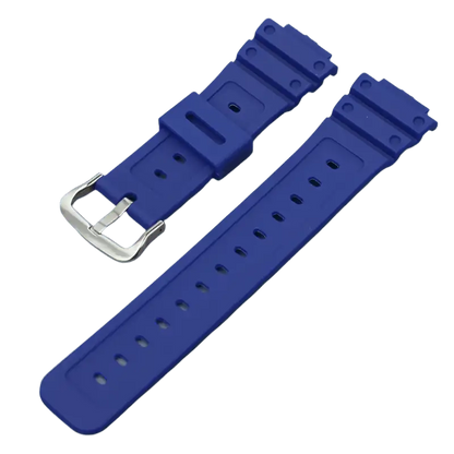 G-TUNE Blue Silver Rubber Strap for G-Shock GA-110/DW-5600 Series Rubber Strap for G-Shock GA-110/DW-5600 Series