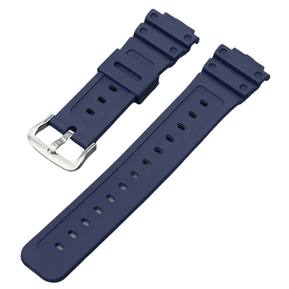G-TUNE Dark Blue Silver Rubber Strap for G-Shock GA-110/DW-5600 Series Rubber Strap for G-Shock GA-110/DW-5600 Series