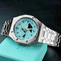G-TUNE [Exclusive] Silver & Tiff Blue G-Shock Mod [Exclusive] Silver & Tiff Blue G-Shock Mod
