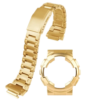 G-TUNE Gold / For GA-110 120 100 GA-100 Series Gold Stainless Steel Band GA-100 Series Gold Stainless Steel Band