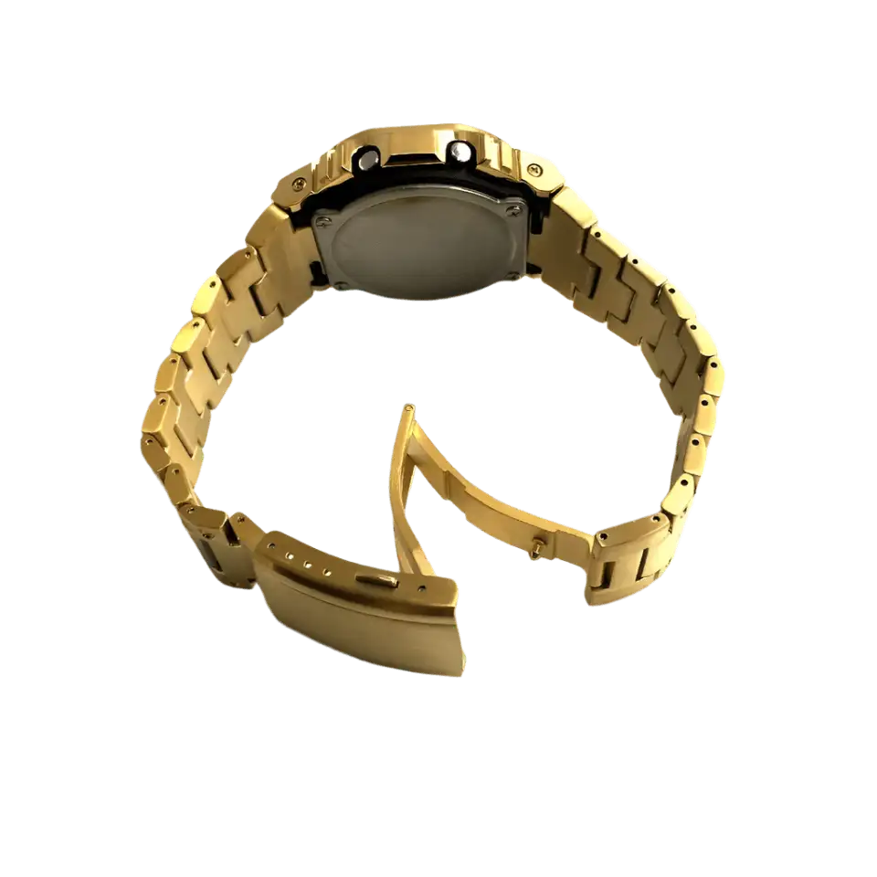 G-TUNE Gold & Red Square G-Shock Mod Gold & Red Square G-Shock Mod