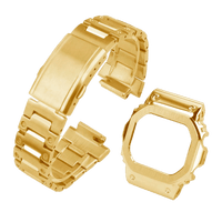 G-TUNE Gold Steel / DW5600 Full Gold Steel Square Band Full Gold Steel Square Band