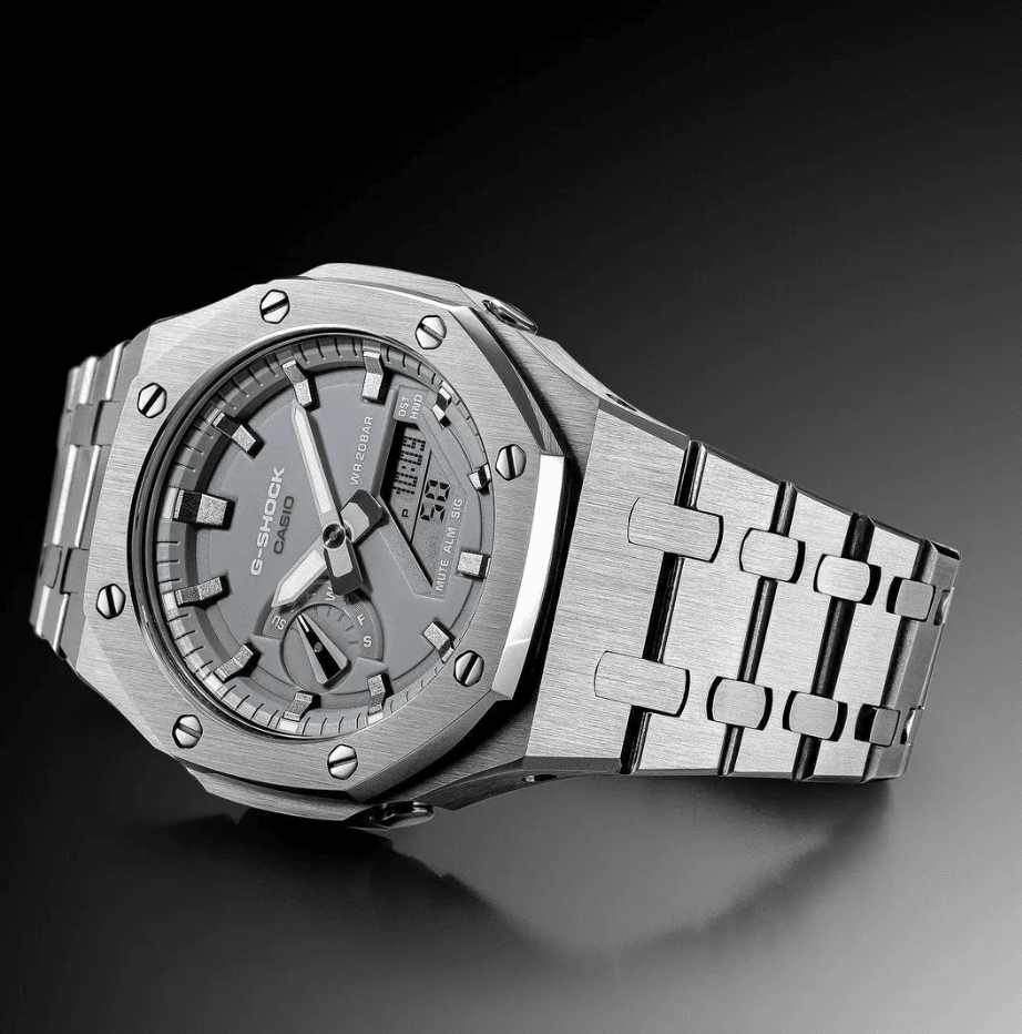 G-TUNE Grey Steel G-Shock Mod Grey Steel G-Shock Mod