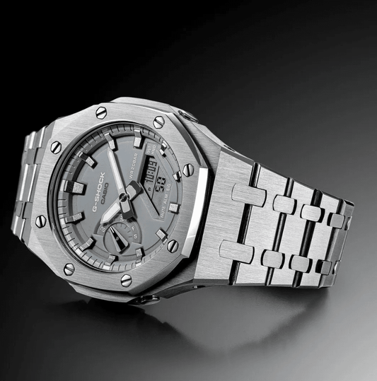 G-TUNE Grey Steel G-Shock Mod Grey Steel G-Shock Mod