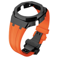 G-TUNE Orange & Black Orange Rubber and Black Steel Band Orange Rubber and Black Steel Band