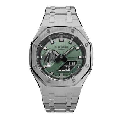 G-TUNE Premium Green & Silver G-Shock Mod Premium Green & Silver G-Shock Mod