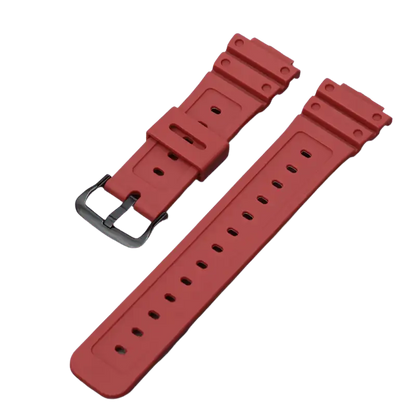G-TUNE Red Black Rubber Strap for G-Shock GA-110/DW-5600 Series Rubber Strap for G-Shock GA-110/DW-5600 Series
