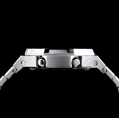 G-TUNE Silver & Red G-Shock Mod Silver & Red G-Shock Mod